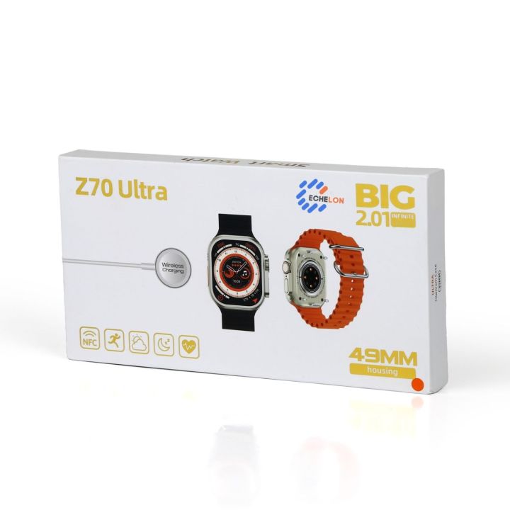 Z70 Ultra 2.01 inch Full Touch Screen Smartwatch Series 8 Wireless Charging Smart Watch