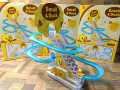 Small Ducks Climbing Toys - Electric Ducks Chasing Race Track Game Set - Playful Roller Coaster Toy with 3 Ducks LED Flashing Lights & Music Button - Fun Duck Stair Climbing Toy for Toddlers and Kids. 