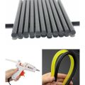 3pcs high viscosity Black Hot Glue Sticks Adhesive Rods Hot Melt Strips 7mmx270mm. 