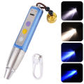 LED  Compact Gem Jade Torch Jewelry 365nm White light for Outdoor activities Gemologists Jewelry making  testing Nighttime exploration. 
