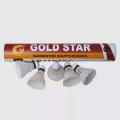 Original Goldstar Badminton Shuttlecock For Practice Sessions | Premium Quality Feather Shuttlecocks For Tournaments  | Pack Of 12. 