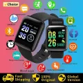 For Xiaomi Bluetooth Smart Watch Men Women Blood Pressure Heart Rate Monitor Sport Smartwatch Tracker Reminder Sleep Monitoring Left Bank. 