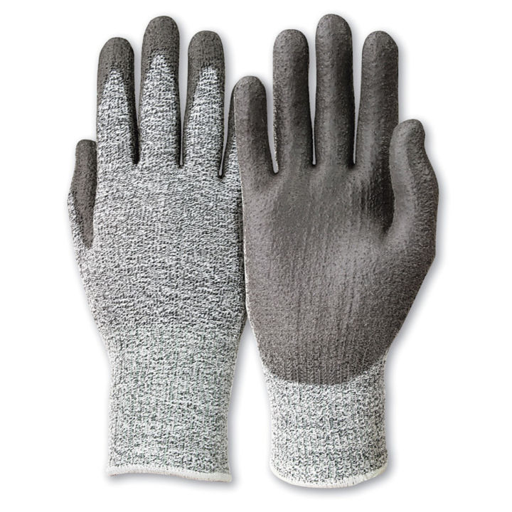 Anti-Cut Grey Cut Resistant Gloves Breathable Anti Cut Gloves Cut Proof Stab Resistant Stainless Steel Metal Mesh Work Butcher Gloves, handling sharp objects Outdoor Fish, Meat Knife Cutting Tackle
