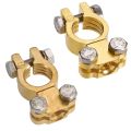 Pack of 2 Universal Car Vehicle & Ups Battery Terminal Clamp Large - Made in Pak. 