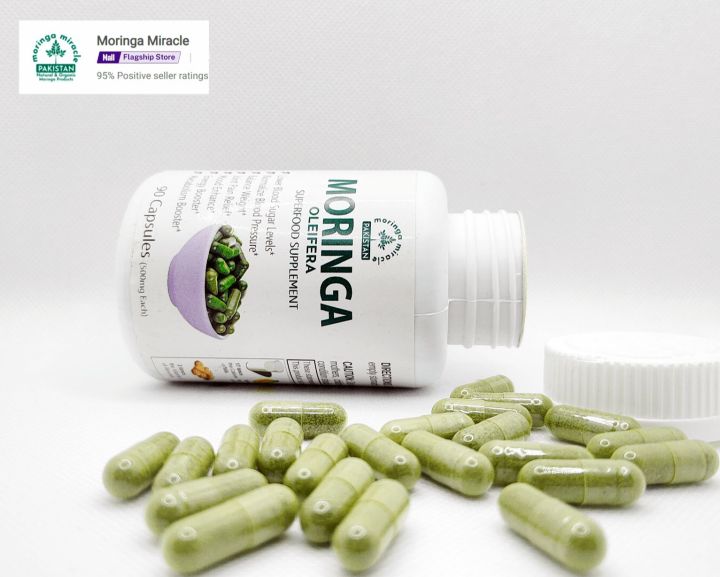 Moringa Capsules 90 - 500mg , Moringa Oleifera Capsules , Tablets , Pills , Weight Loss , Healthy Life