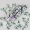 Dollar Party Popper Dollar Shaped Confetti Party Popper for Happy Birthday, Party, Celebration. 