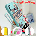 [Free tempered glass] casing Vivo Y30 Vivo y30i Vivo Y50 phone case softcase liquid silicone protector smooth shockproof bumper cover new design cartoon bear rabbit ytmxt01. 