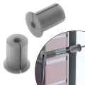 Rubber Cable Protector Starlink Cable Protector Kit 4pcs Rubber Bushings for Wall Hole Sealing Ethernet Cable Grommet Cover Protect Cables with Ease Wall Cable Routing Kit. 