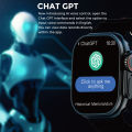 Smart Watch Ultra - 2.04" AMOLED Display, Bluetooth Calling, Fitness Tracker, Sports Modes, Heart Rate and Sleep Monitoring, IP68 Waterproof, 250mAh Battery, Compatible with Android and iOS. 