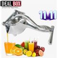 Fruit Press Manual Juicer Machine Stainless Steel  Hand Press Semi Automatic Citrus Orange Lemon Pomegranate Squeezer  Fruit Presser Manuel Squizer  Heavy Duty Fruit Squeeze Squezer Compressor Electric Pressor Pressure in Plastic. 