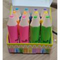 Pack of 3 Pencils Pink Color Changing Lip Balm. 