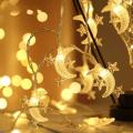 10/20 Moon Starry LED Fairy Lights Battery Operated - Led Lights for Room Decoration - String Garland Light for mirror. 