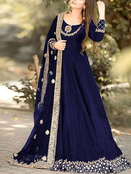 Readymade%203-Piece%20Mirror%20Work%20Embroidered%20Chiffon%20Maxi%20Dress%20with%20Chiffon%20Dupatta%20For%20Women%20For%20Girls%20-%20Image%204