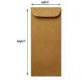 100 Pcs Envelopes For Packaging, Mailing, Courier and Office Letters - Brown/Khaki. 