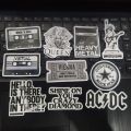 25 pcs CLASSIC ROCK METAL BANDS sticker pack based on classical rock music queen the beatles radiohead maneskin rock n roll aesthetic stickers black n white rapper rock cool. 