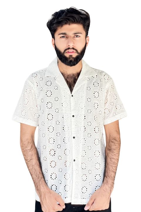 WHITE CHICKEN KARI SHIRT Regular price