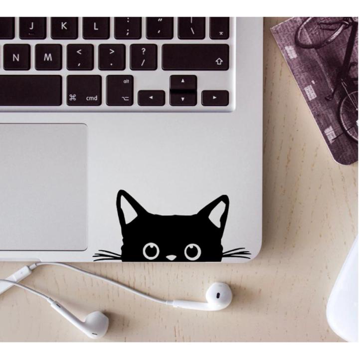 Cat Wall Decal Cat Stickers Cute Computer Laptop Vinyl Sticker Animal Light Switch Art Decals Kids ( 8X12cm) - by sticker design