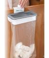 Attach A Trash Hanging Trash Bag Holder. 