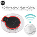 CCC Wireless Charger Ultra Thin Led Qi Wireless Charging Pad For Iphone XS X 8 Plus Samsung Huawei Mate 20 Pro Charger. 