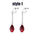 Anime Hunter X Hunter Kurapika Fingers Chain Earrings Punk Hip Hop Vintage Cross Ring Halloween Fashion Unisex Cosplay Accessories. 