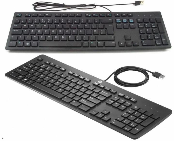 Keyboard (wired) for pc & laptop 100% orignal HP USB Slim Business Keyboard