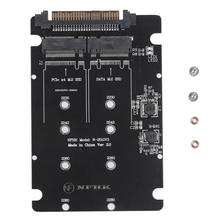 SATA M.2 SSD to 2.5“ SATA NVMe M.2 NGFF SSD to SFF-8639 Adapter Converter