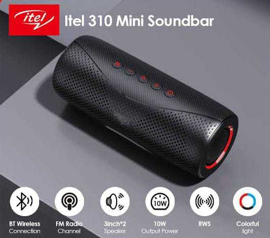 itel TV + Mini Soundbar ITL SB310 Bluetooth speaker