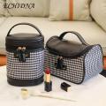 ECHIDNA Makeup Organizer Case Space-saving Travel Make Up Organizer Bag. 