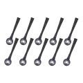 for shark robot vacuum parts-10 x side brush-Black. 