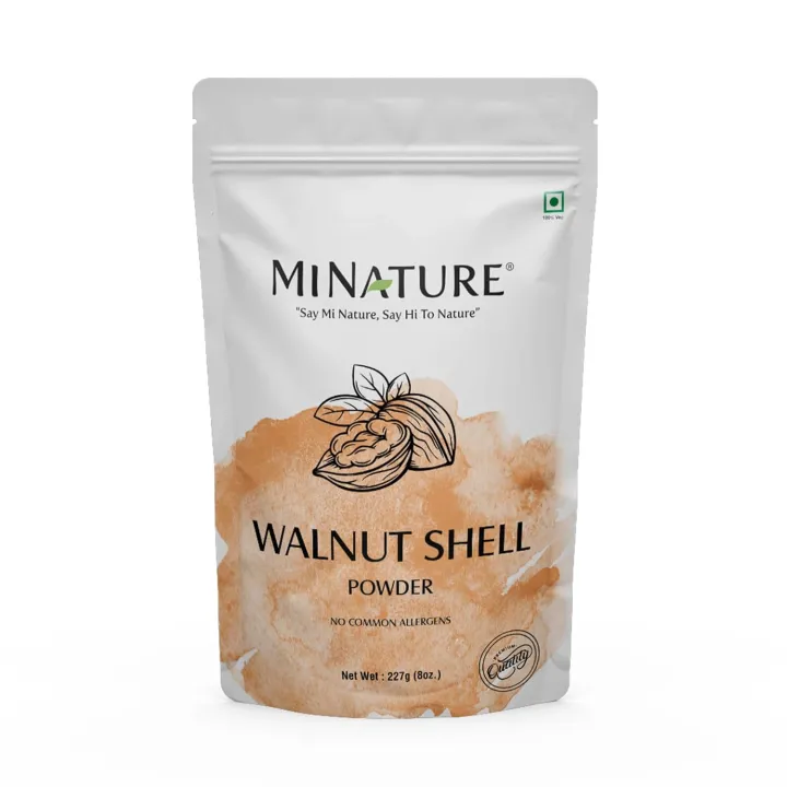 Natural Walnut Shell Powder with Resealable Zip Lock Pack, No Silica ...