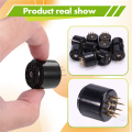 JDXHLAU 10PCS 9Pin Tube Socket Test Saver for 6DJ8 12AX7 ECC83 12AU7 ECC82 EF86 6922 5670 Audio Amplifier. 