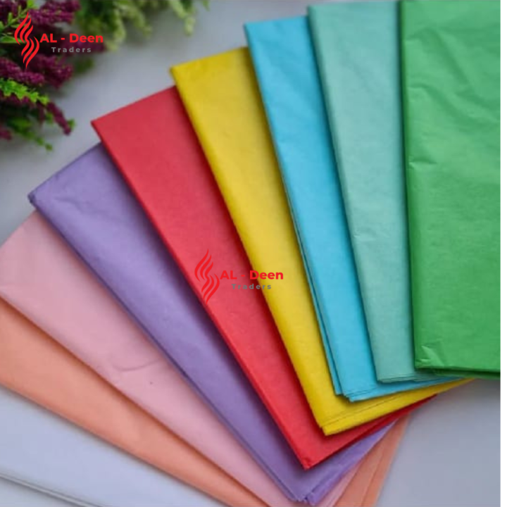 Color Paper Sheet String Imported Color Paper Sheets Pack (5/6/12/24/36/48/ Pcs) - 22x22 Inch ...