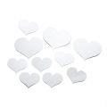 12 pcs Love Heart Self Adhesive Acrylic 3D Mirror Wall Sticker Living Room Bedroom Home Decoration Wall Decor. 