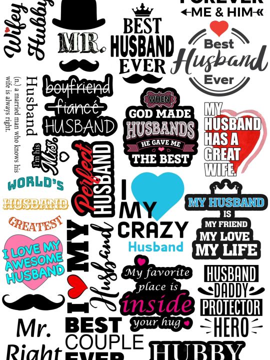 Best%20Husband%20Ever%20Sticker%20Pack%20Of%2021%20Romantic%20Hubby%20&%20Wifey%20Love%20Quotes%20Sticker%20Hubby%20&%20Wifey%20Aesthetic%20Stickers%20Romantic%20Marriage%20Slogans%20for%20Laptops%20&%20Mobiles%20Stickers%202inchx3inch%20each%20sticker%20size%20I%20Love%20My%20Awesome%20Husband%20Sticker%20Soulmate%20Stickers%20-%20Image%202
