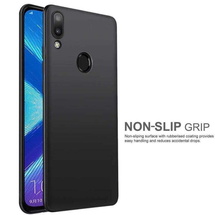 Samsung Galaxy A20 Matte Black Flexible TPU Case Antishock Slim