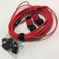 In-Ear Headphone Headset with Microphone Wired Earphone 3 Meters Long In-Ear Earbuds with Volume Controller. 