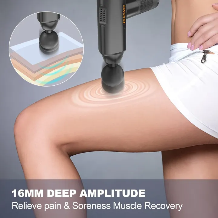 Konka%20Handheld%20Deep%20Tissue%20Percussion%20Massager.Massage%20Gun%20fascial%20Gun%20Muscle%20Neck%20Back%20Shoulde.Rechargeable%20Powerful%20Massager%20with%205%20Massage%20Head%20Attachments%20&%20Portable%20Bag%20LCD%20Touch%20Screen%2030%20Speed%20Mode(Black)%20-%20Image%203