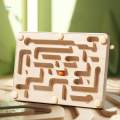 Wooden Labyrinth Board Teaser Puzzle for Kids Boys and Girls. 