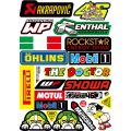 Vinyl waterproof sticker for motorcycle decals motor bike Racing scooter helmet decoration stickers. 