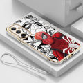 Samsung Galaxy A56 A36 A26 5G Spider Man Pattern Silicone Cover Marvel Series Lightweight TPU Case. 