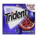 Trident Wild BlueberryTwist Chew Gum 1 packet (27 grams; Made in USA). 