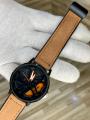 Black Racing Wheel Watch Stylish Sports Wheel Watch Men’s leather strap Watch Green Accent Dial Watch Butterfly Lock Watch Men Luxury Racing Design Watch Trendy Car Rim Watch Modern Analog Wrist Watch High Quality Metal Watch Unique Spinning Dial Watch. 