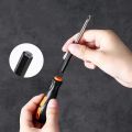 【Footprint】 8In1 Set Interchangeable Screwdriver Set With Case Stanley Cushion Handle Magnetic Screwdriver Setmulti-Purpose Screwdriver Set Professional Repairing Tool Kits Precision Screwdriver Set Multifunction. 