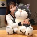 Orange Deer lucifer cat stuffed toy 15/25/35/45/65cm Kawaii Cinderella Lucifer Cat Plush Toy Soft Anime Cartoon Princess Kids Stuffed Animals Doll Children's Birthday Gift For Boys. 