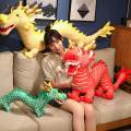 Chinese Dragon Stuffed Toys Cute Chinese Dragon Plush Dolls Room Decoration. 