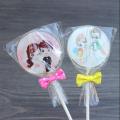 Cheese lollipop packaging bag small plastic paper stick candy wrapping paper mold homemade handmade three-piece set. 