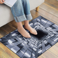 3D Optical Illusion Home Entrance Carpet Door Mat Trippy Living Room Rug Non-Slip Hallway Bedroom Bathroom Mat Kitchen Floor Mat. 