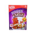 Major Grains Moons & Stars Vanilla & Chocolate Flavored Cereals Box 150g. 