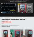 Digital Multimeters True RMS Voltmeter Ammeter Capacitance Tester VFD UNI-T UT17B MAX UT18B MAX. 