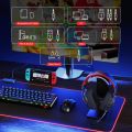 Redragon H510 ZEUS PRO Wireless Gaming Headset Tri-Mode Connectivity 7.1 Surround Sound 53MM Audio Drivers in Memory Foam Ear. 